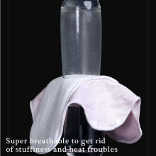 Cotton Sanitary Pad Washable Design For Women Leakproof Cloth Menstrual Napkin Light gray