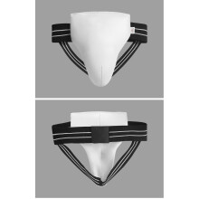 Taekwondo Groin Guard for Man Kids Groin Protector Crotch Protective S White male crotch