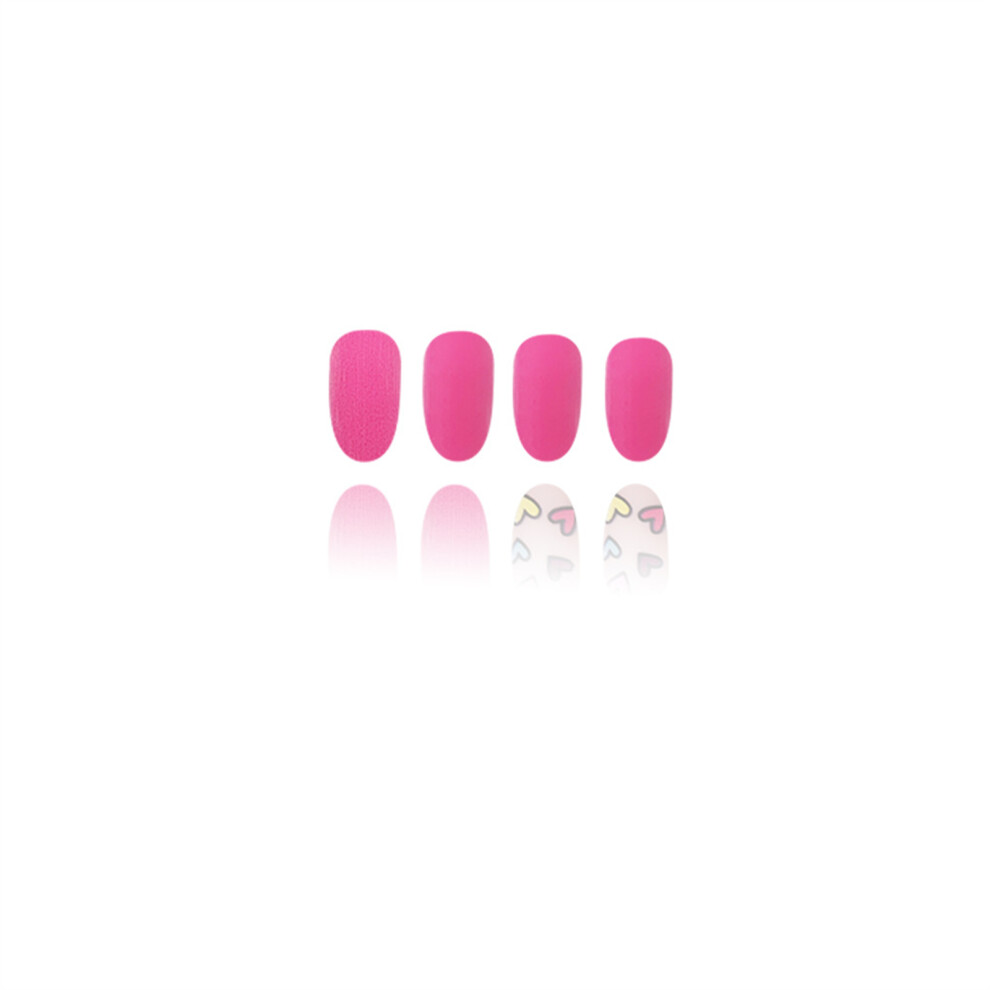 24Pcs Valentine Fake Nail Almond Press on Nail False Nail Tips Artificial Nail