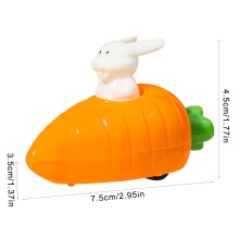 Cute Car Cartoon Carrot Shape Toy Push and Go Vehicle Toy for Kids Gift Boy 8