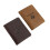Leather Passport Pouch with Blocking Designs Credit Card Protective Cover Coffee 2