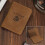 Leather Passport Pouch with Blocking Designs Credit Card Protective Cover Coffee 6