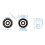 4Pcs Speed Control Knobs for Electric Guitar, Guitar Volumes Tone Control Knobs Blue 7