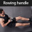 V Shaped Rowing Handle Ergonomic Row Handle Cable Attachment for Homes Gym 5