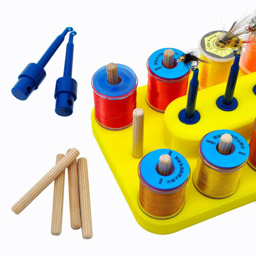 Thread Spool Display Stand 10x3.7in Storage Holder Shelf Lure Showing Stand 2