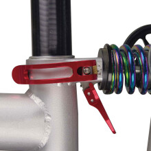 Bicycles Seatpost Seats Post Clamp Tube Clip Aluminium Alloy Bike Seatpost Clamp Gold
