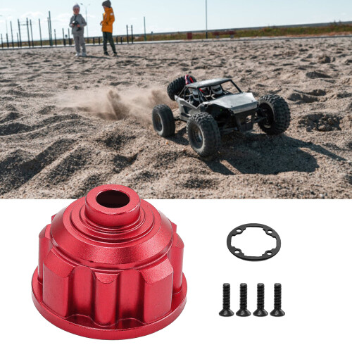 Remote Control Car Front and Rear Case Replacement Link for Truck Tractor Red 2