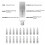 Hole Punching Set 20 Size Cutter Professional Tool for Model Project Making Use B 7