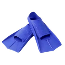 Professional Swim Training Fins Silicone Swimming Fins for Lap Swimming Pool Light green M