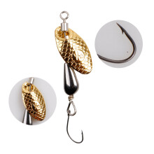 5Pcs Spinner Baits  Fishing Lures Metal Baits Crankbait Fishing 2.8g small size