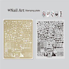 Long Lasting Stainless Steel Nail Plate Manicure For Artistic Nail Creations 01