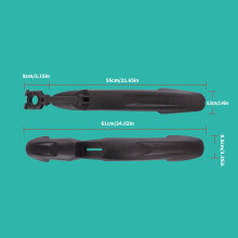 Mountain Bike Mudguard Universals Bicycles Mudguard Cycling Accessories Black