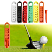 Golf Tees Height Gauge Elevator Tool Plastic Adjustments Tees Height Positioner As picture