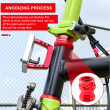 Bicycles External Headsets Bearing Anodized Sealed Bearing Upgraded Headsets Silver