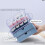 2Layer Manicure Nails Tools Storage Box Nails Polish Organizer Nails Pen Holder Light blue 6