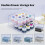 2Layer Manicure Nails Tools Storage Box Nails Polish Organizer Nails Pen Holder Light blue 7