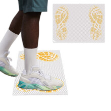 AntiSlip Basketball Grip Mat Nonslip Basketball Shoe Sticky Pad for 1 board 1 dust pad