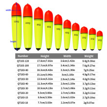 4Pcs Slip Bobber Fishing Float Foam Bobbers Saltwater Freshwater Floatage 20g