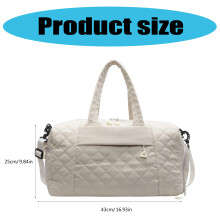Travel Duffle Bag Sport Bag Gym Bag Training Bag Stylish Gym Bag Fitness Bean paste color