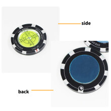 Golf Green Reader Double Side Ball Markers High Accurate Level Reading Aid Blue