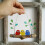 (2, 3pcs) Bunte Seeglas-Vogelstange 1