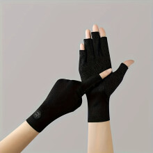 (Black) Dames zomerhandschoenen/1 paar halve vingers/dunne stijl/zo mooi/ademend nagelvriendelijk touchscreen/pak voor buiten fi