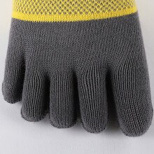 Unisex Toe Socks Five Finger Socks Sport Cotton Sock Breathable Running Socks Green