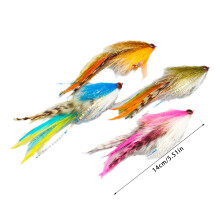 Baitfish Fly Baits High Carbon Hook Baits Fishing Lure Fishing Accessory Blue