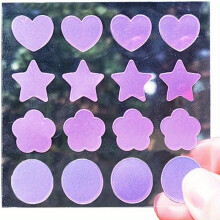 48 stickers / 3 stks UV-detectiestickers voor zonnebrandcrème, SPF UV-vlekken voor volwassenen, zonnige UV-patches