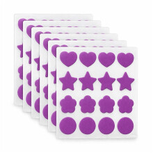 96 stuks herbruikbare zonnebrandstickers |Herinnering voor zonbescherming, 4 schattige patronen |Intensiteitsdetectie