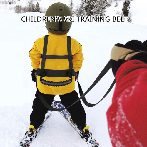 Ski Training Safety Strap with Handle Removable Leash for Orange color Without bag 2