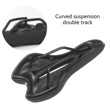 Breathable Bike Saddles Seats Pad Replacement Soft Silicone Bike Seats Cushions Red