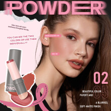Convenient Blush and Silicone Head Stick Smooth Cream Blush for Any Skin 06