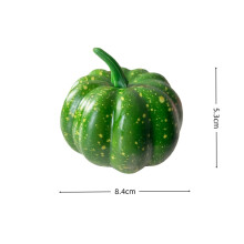 (Green pumpkin) Künstliche Obst- und Gemüsemodelle mit hoher Simulation, dekoriert mit gefälschten Früchten und Gemüse