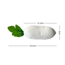 (White radish) Künstliche Obst- und Gemüsemodelle mit hoher Simulation, dekoriert mit gefälschten Früchten und Gemüse
