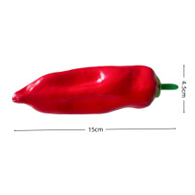 (Red flat pepper) Künstliche Obst- und Gemüsemodelle mit hoher Simulation, dekoriert mit gefälschten Früchten und Gemüse