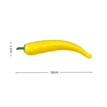 (Yellow pepper) Künstliche Obst- und Gemüsemodelle mit hoher Simulation, dekoriert mit gefälschten Früchten und Gemüse