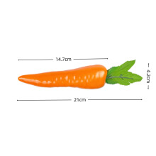 (Carrot-B) Künstliche Obst- und Gemüsemodelle mit hoher Simulation, dekoriert mit gefälschten Früchten und Gemüse