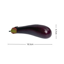 (Eggplant) Künstliche Obst- und Gemüsemodelle mit hoher Simulation, dekoriert mit gefälschten Früchten und Gemüse