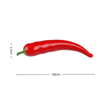 (Red pepper) Künstliche Obst- und Gemüsemodelle mit hoher Simulation, dekoriert mit gefälschten Früchten und Gemüse