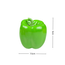 (Bell pepper-green) Künstliche Obst- und Gemüsemodelle mit hoher Simulation, dekoriert mit gefälschten Früchten und Gemüse