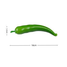 (Green pepper) Künstliche Obst- und Gemüsemodelle mit hoher Simulation, dekoriert mit gefälschten Früchten und Gemüse