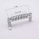 Guitar Bridge Top Hanging String Individual Saddles Guitar Bridge Tailpiec Silver 10