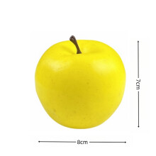 (Yellow apple) Künstliches Obst- und Gemüsemodell