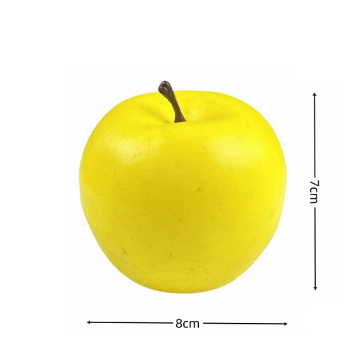 (Yellow apple) Künstliches Obst- und Gemüsemodell
