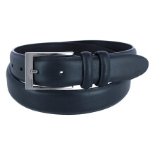 CTM Men's Smooth Feather Edge Belt