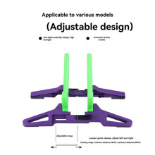 Bicycle Stand Universal Floor Bicycle Stands Adjustable Wheelie Bike Display Shelf for Indoor Outdoor Green+