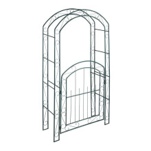 Arco decorativo da giardino con porta per piante rampicanti stile romantico 200 x 100 x