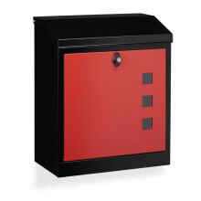 Caixa de correio de parede XL para correspondência volumosa 53 x 43,5 x 26 cm em