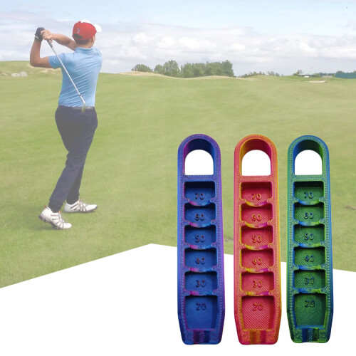 Ergonomic Golf Ball Raiser 3D Printed Ornament Precise Placement Golf Tees Blue Green